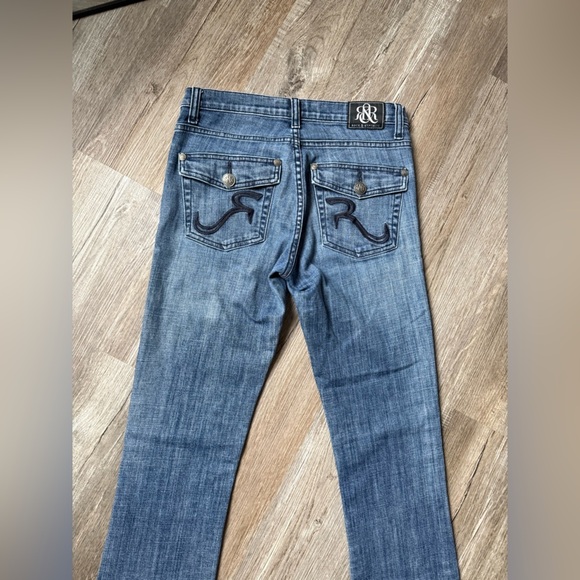 VTG Rock & Republic Denim Jeans Kasandra Fit And Flare Size 6 M 29 30 Blue Wash - Picture 13 of 13